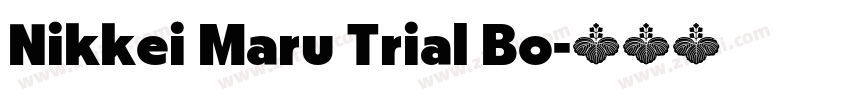 Nikkei Maru Trial Bo字体转换